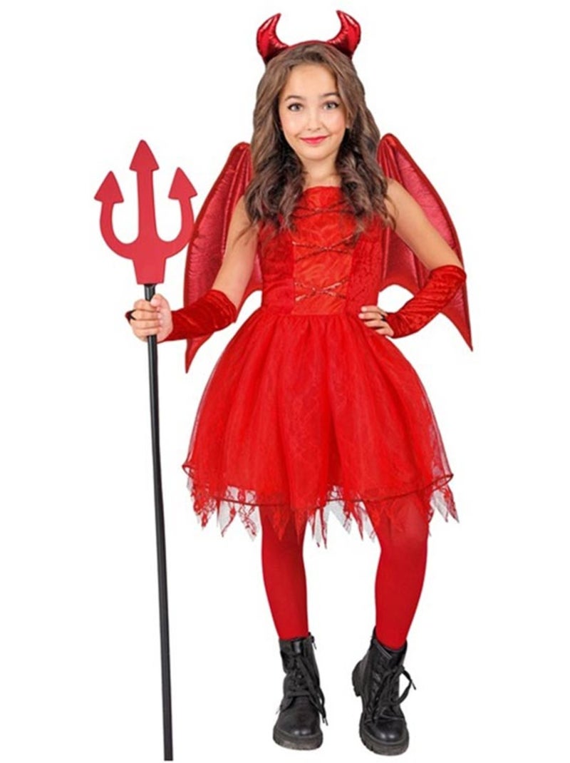 Costume de diable avec ailes et cornes Multicolore - Kiabi