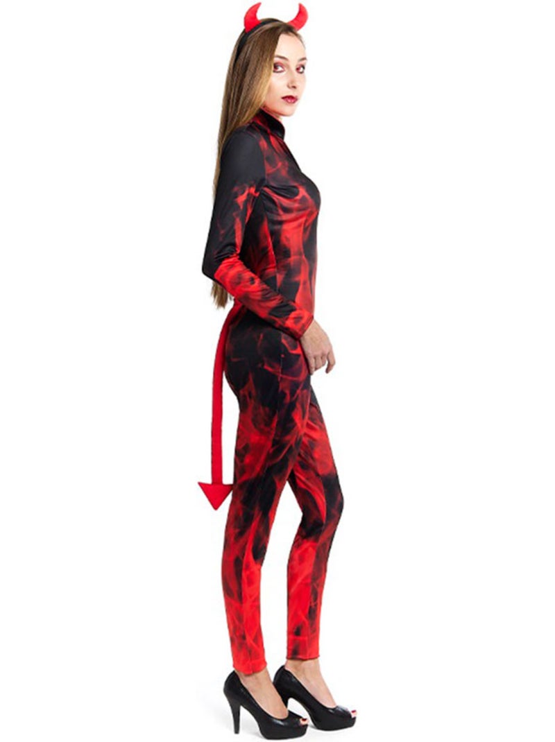 Costume de diable avec cornes Multicolore - Kiabi