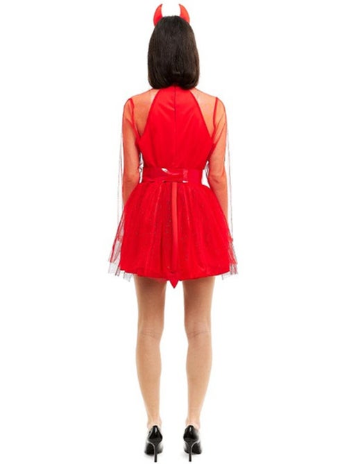 Costume de diable moderne avec bandeau et queue - Kiabi