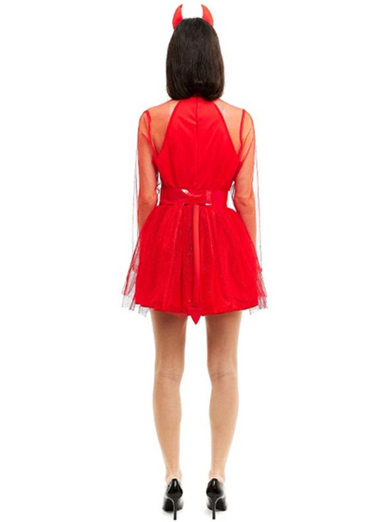 Costume de diable moderne avec bandeau et queue Multicolore - Kiabi