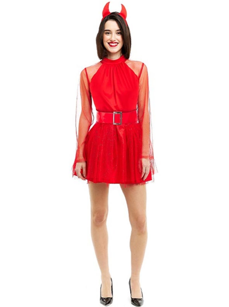 Costume de diable moderne avec bandeau et queue Multicolore - Kiabi