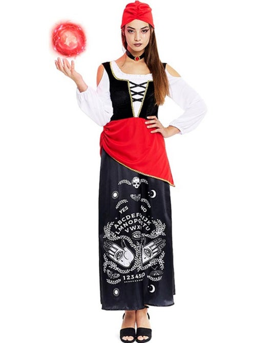 Costume de diseuse de bonne aventure avec turban - Kiabi