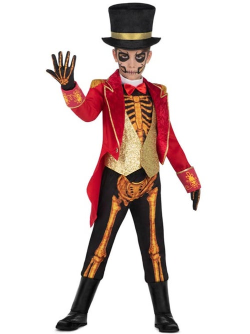 Costume de dompteur de squelettes avec chapeau - Kiabi