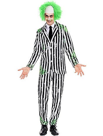 Costume de fantôme en costume rayé