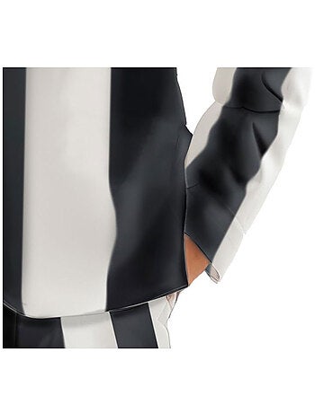 Costume de fantôme rayé