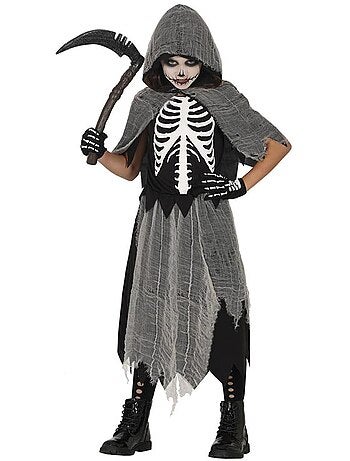 Costume de faucheuse squelette