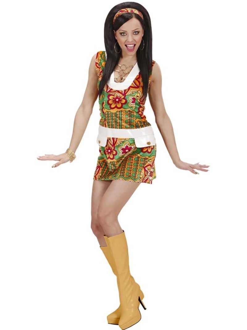 Costume de fille en velours des années 60 Multicolore - Kiabi