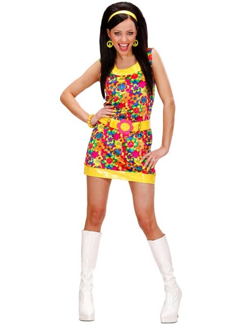 Costume de fille en velours « Paix et Amour » - Kiabi