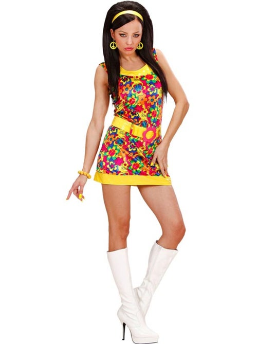 Costume de fille en velours « Paix et Amour » - Kiabi