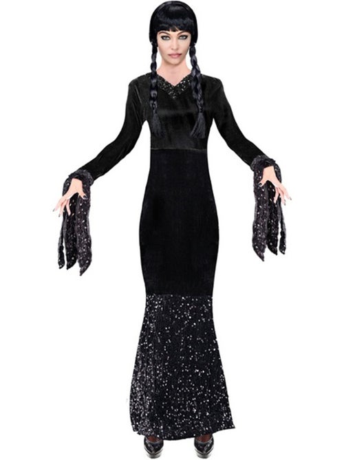 Costume de fille sinistre avec paillettes - Kiabi