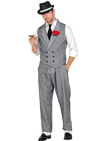 Costume de gangster avec cravate