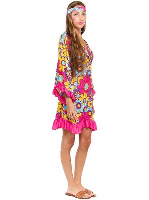 Costume de hippie marguerite - Kiabi