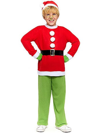 Costume de lutin de Noël grincheux