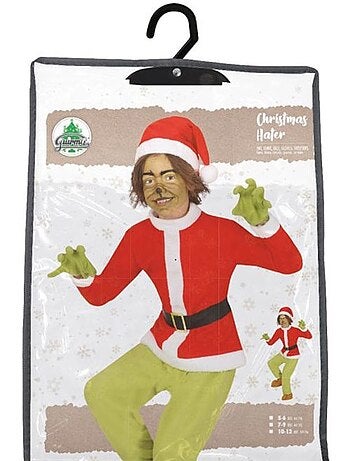 Costume de lutin de Noël grincheux