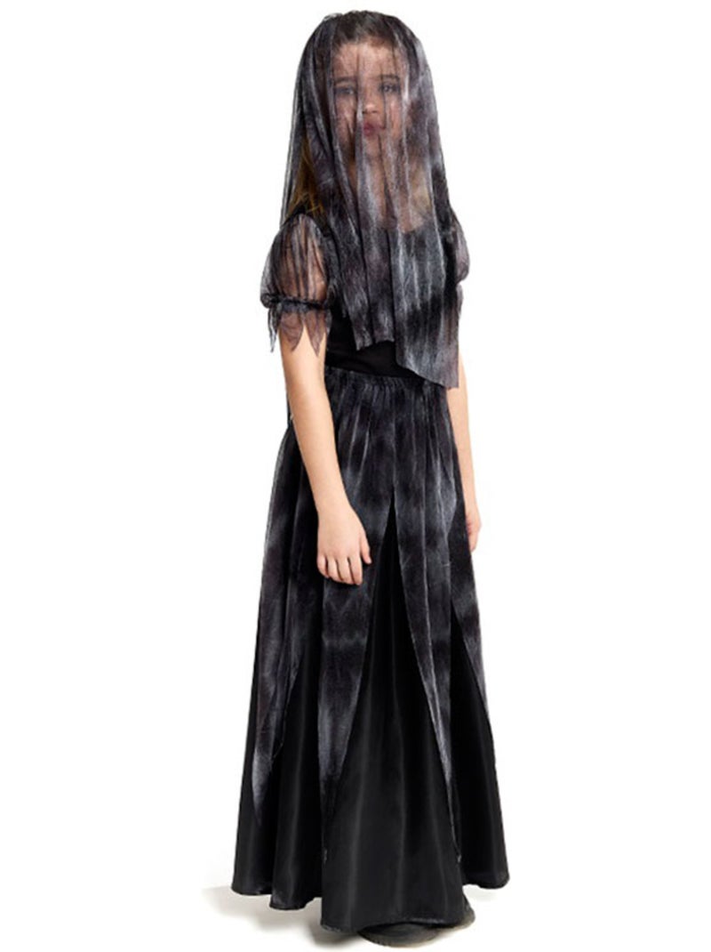 Costume de mariée gothique avec voile Multicolore - Kiabi