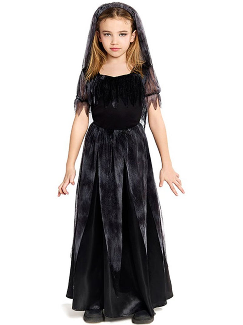 Costume de mariée gothique avec voile Multicolore - Kiabi