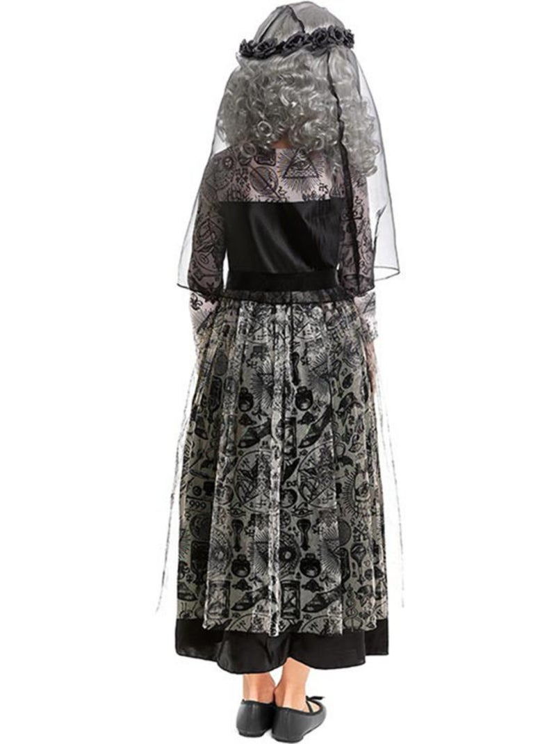 Costume de mariée sombre avec voile Multicolore - Kiabi