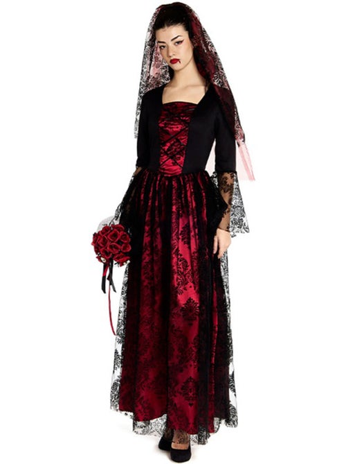 Costume de mariée vampire gothique - Kiabi