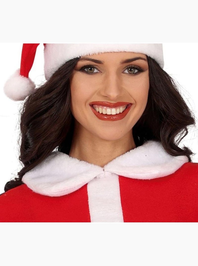 Costume de Mère Noël avec une robe à col Multicolore - Kiabi
