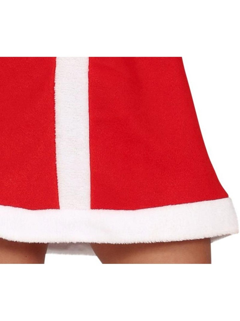 Costume de Mère Noël avec une robe à col Multicolore - Kiabi