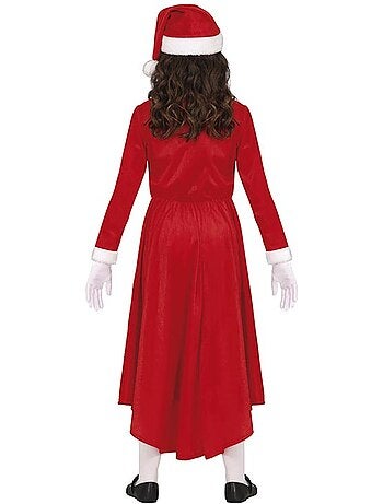 Costume de Mère Noël en robe longue