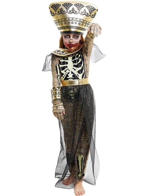Costume de momie de pharaon avec coiffe - Kiabi