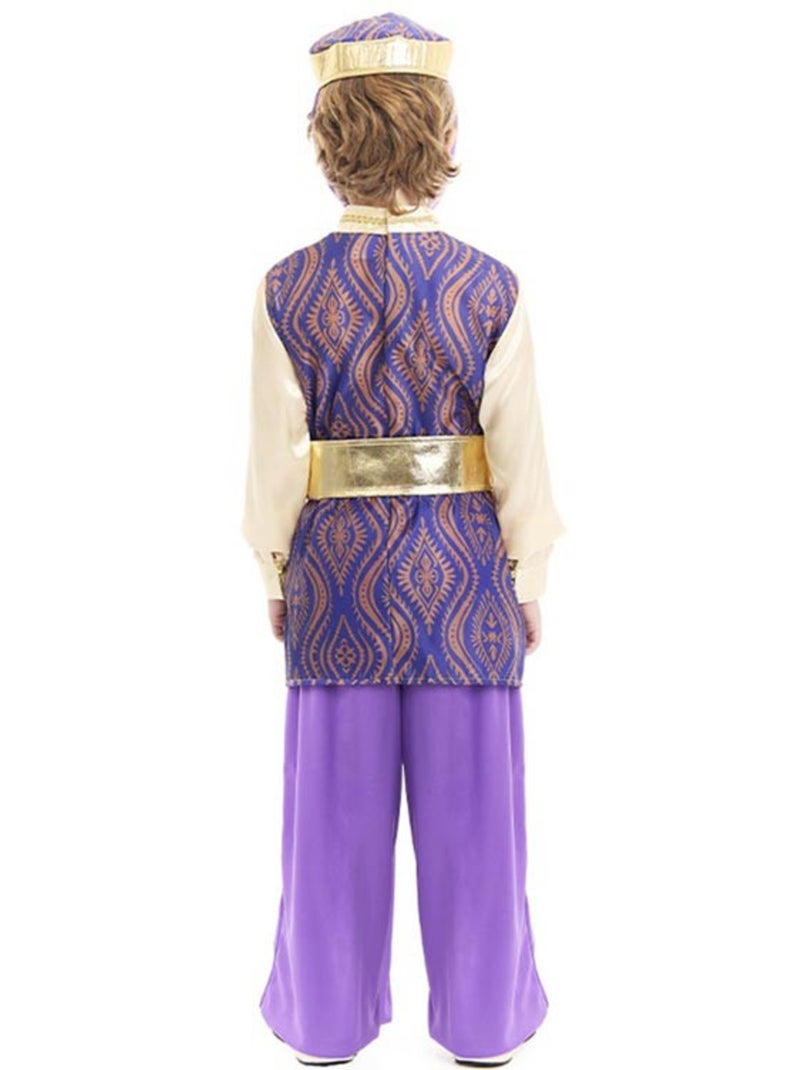 Costume de page du roi Balthazar avec chapeau Multicolore - Kiabi