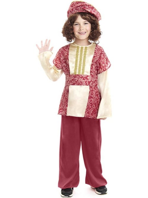 Costume de page du roi Gaspard avec chapeau - Kiabi