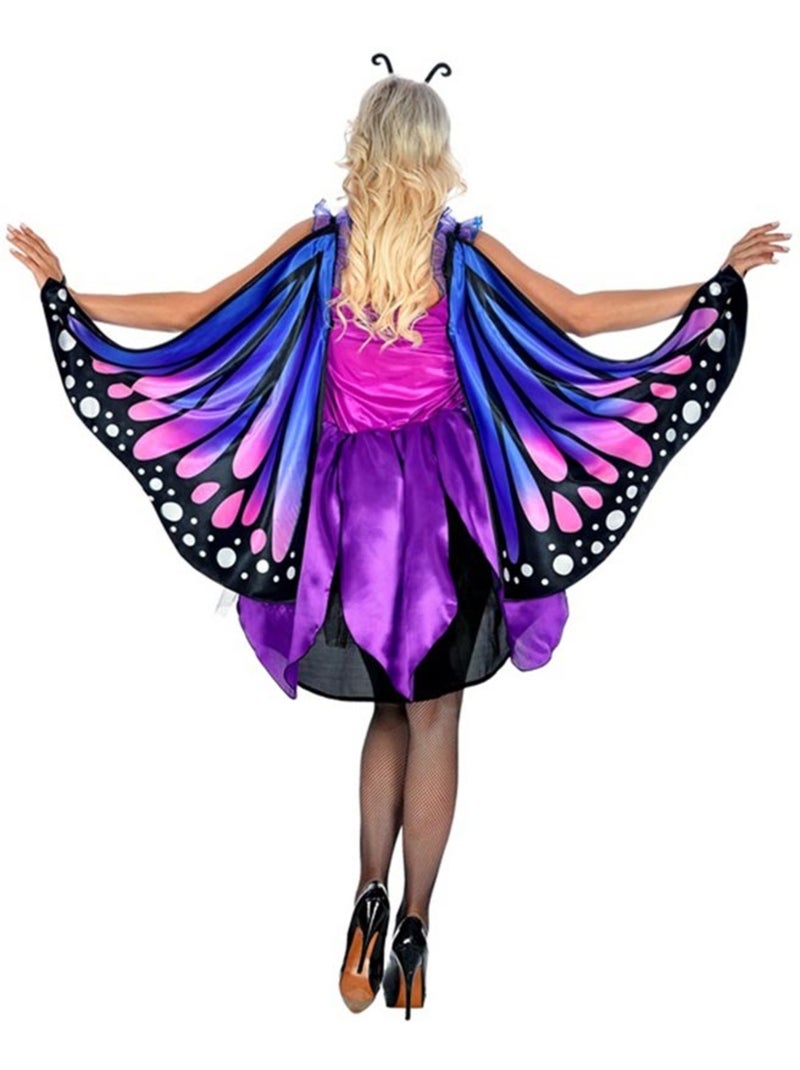 Costume de papillon avec ailes Multicolore - Kiabi