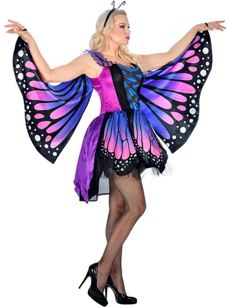 Costume de papillon avec ailes Multicolore - Kiabi