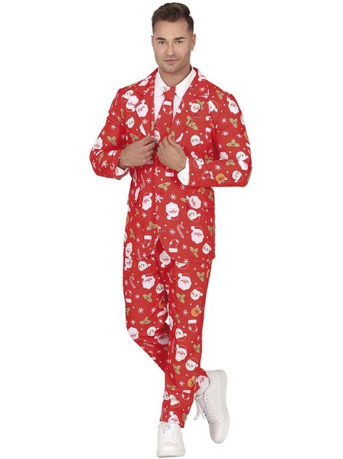 Costume de Père Noël amusant avec cravate - Kiabi