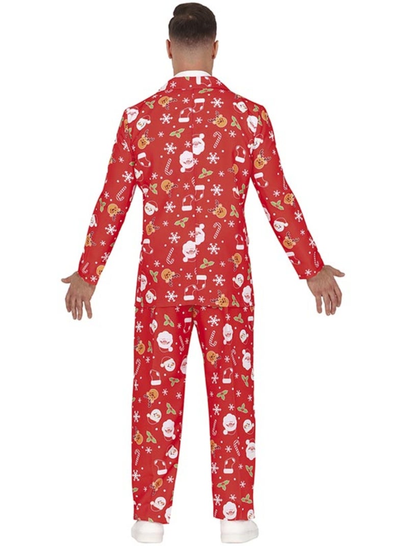 Costume de Père Noël amusant avec cravate Multicolore - Kiabi