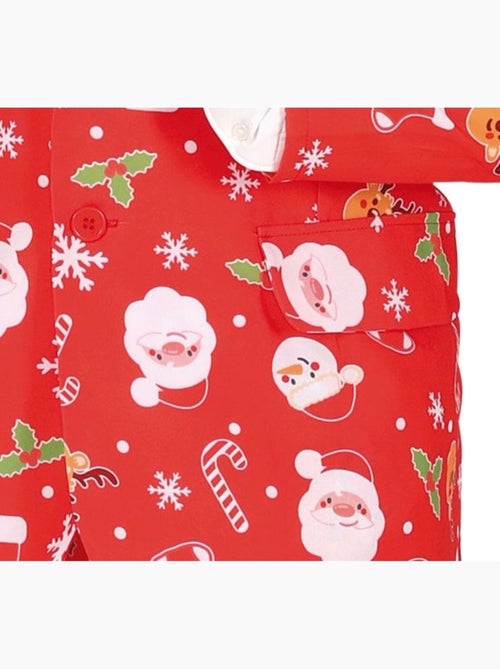 Costume de Père Noël amusant avec cravate - Kiabi