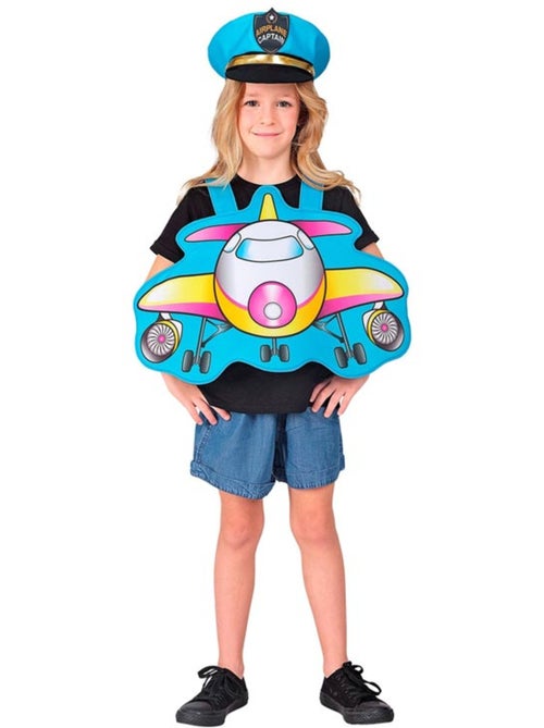 Costume de pilote d'avion avec chapeau - Kiabi