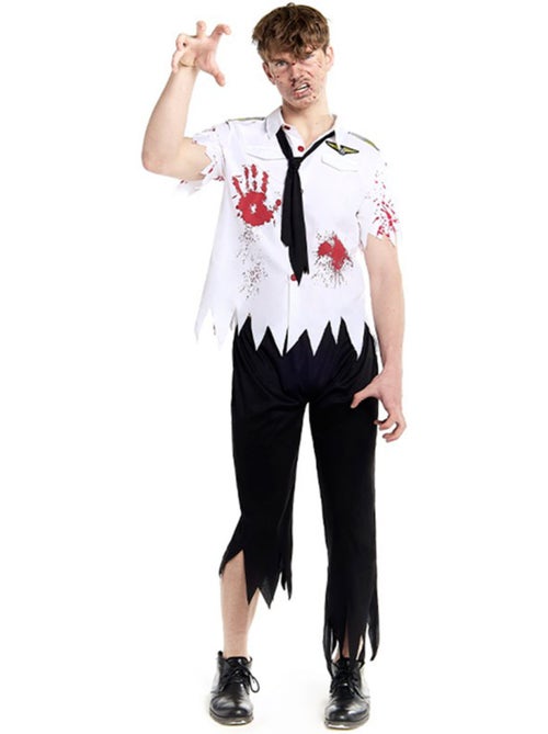 Costume de pilote d'avion zombie - Kiabi