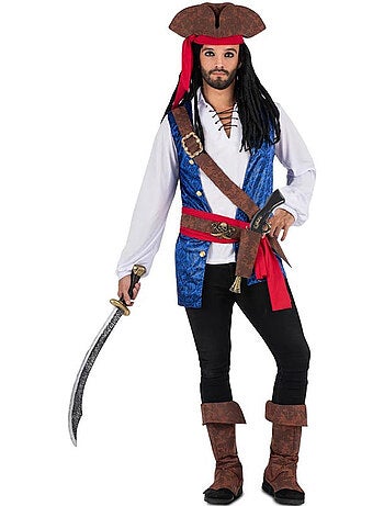Costume de pirate des Caraïbes avec chapeau