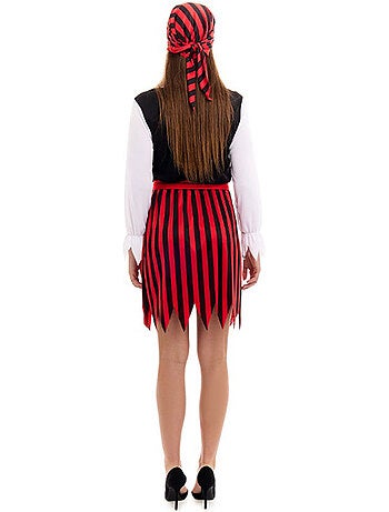Costume de pirate rayé