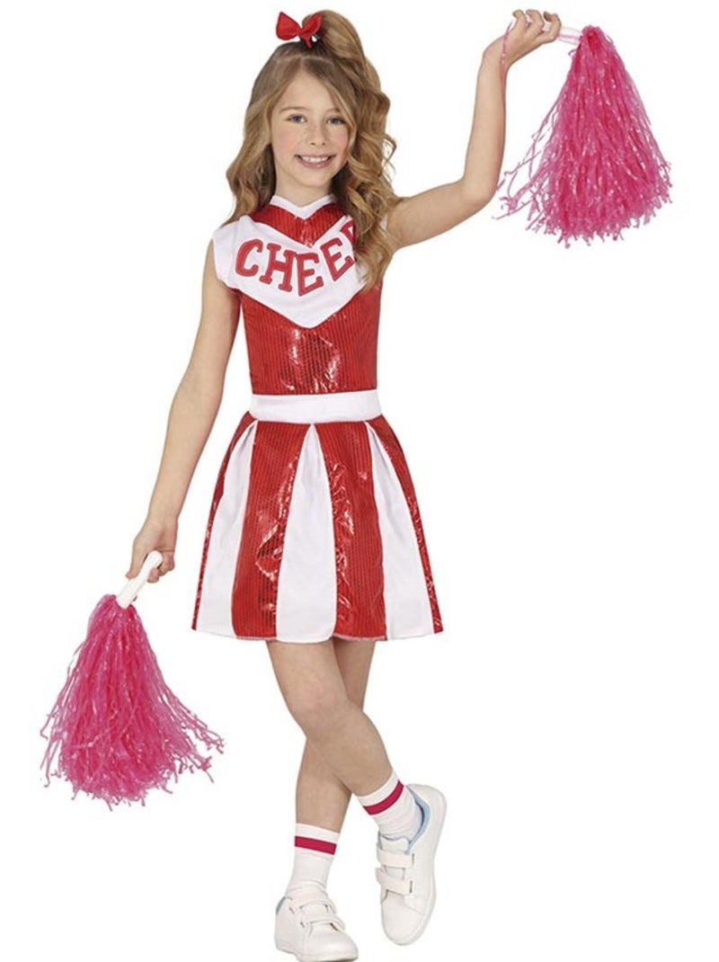Costume de pom-pom girl à paillettes Multicolore - Kiabi