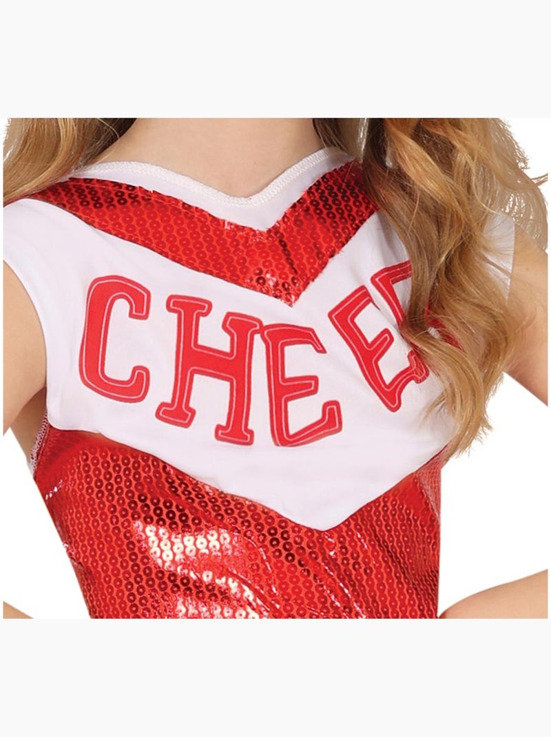 Costume de pom-pom girl à paillettes Multicolore - Kiabi