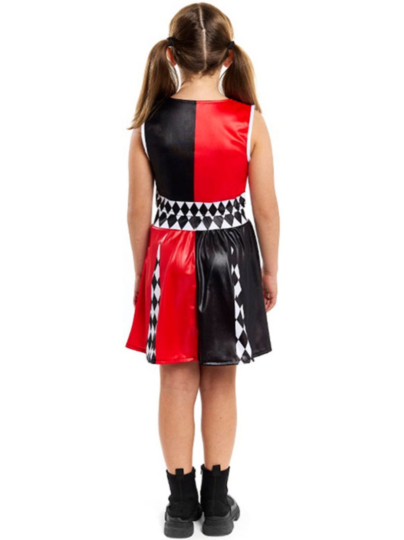 Costume de pom-pom girl arlequin dangereux Multicolore - Kiabi