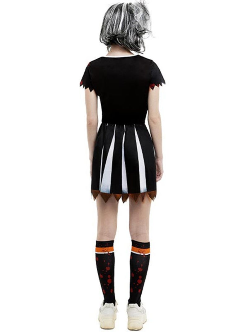 Costume de pom-pom girl de l'équipe zombie Multicolore - Kiabi