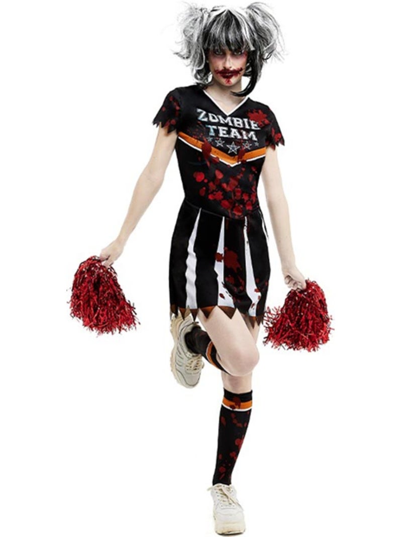 Costume de pom-pom girl de l'équipe zombie Multicolore - Kiabi