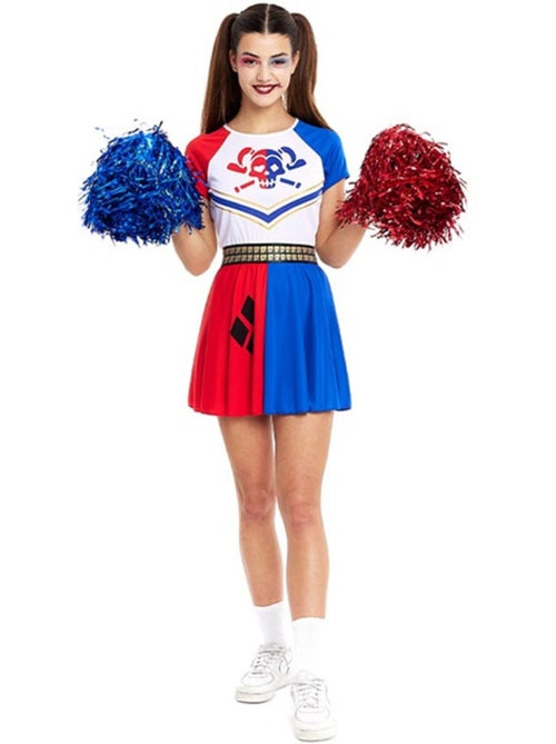 Costume de pom-pom girl sadique bicolore - Kiabi