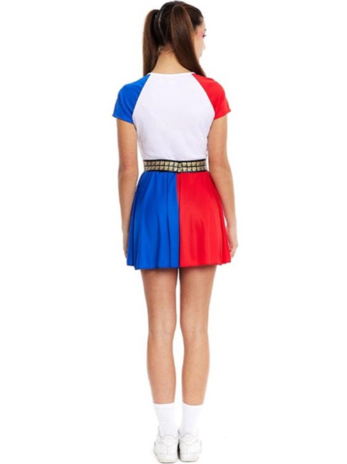 Costume de pom-pom girl sadique bicolore - Kiabi