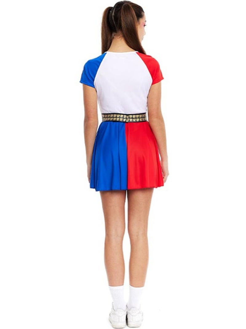 Costume de pom-pom girl sadique bicolore Multicolore - Kiabi