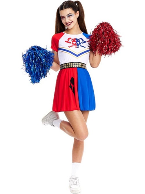 Costume de pom-pom girl sadique bicolore - Kiabi