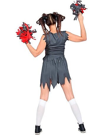 Costume de pom-pom girl zombie