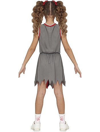 Costume de pom-pom girl zombie