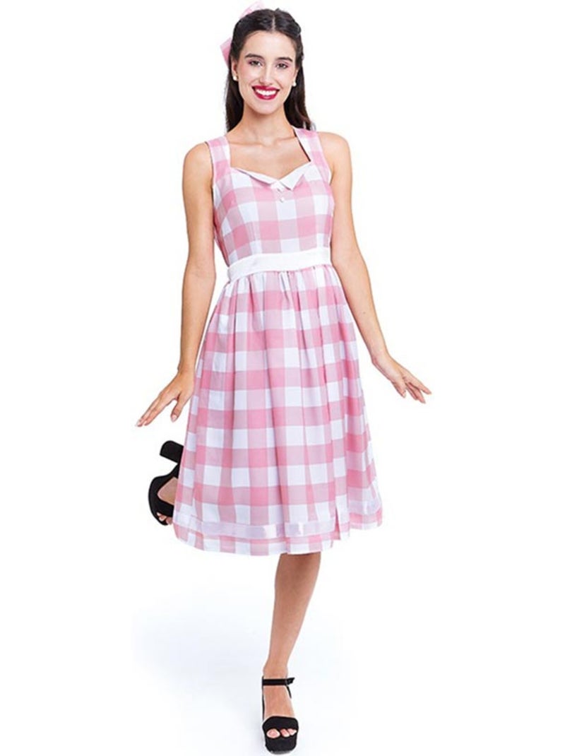 Costume de poupée à carreaux Multicolore - Kiabi