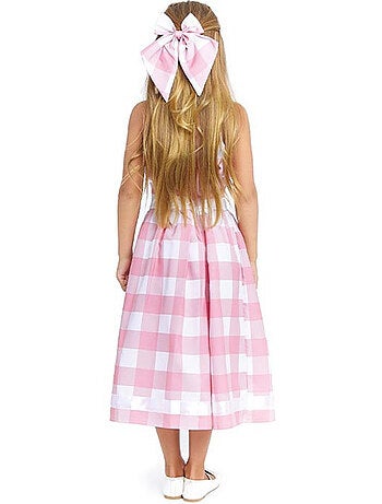 Costume de poupée à carreaux
